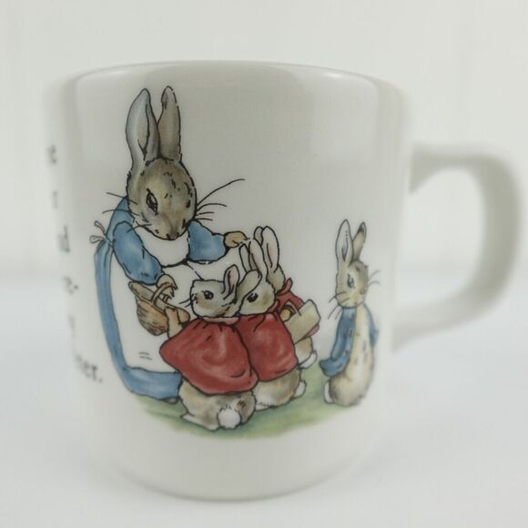 Wedgewood Peter Rabbit Cup And Plate Made in England 1982 - Picture 5 of 12